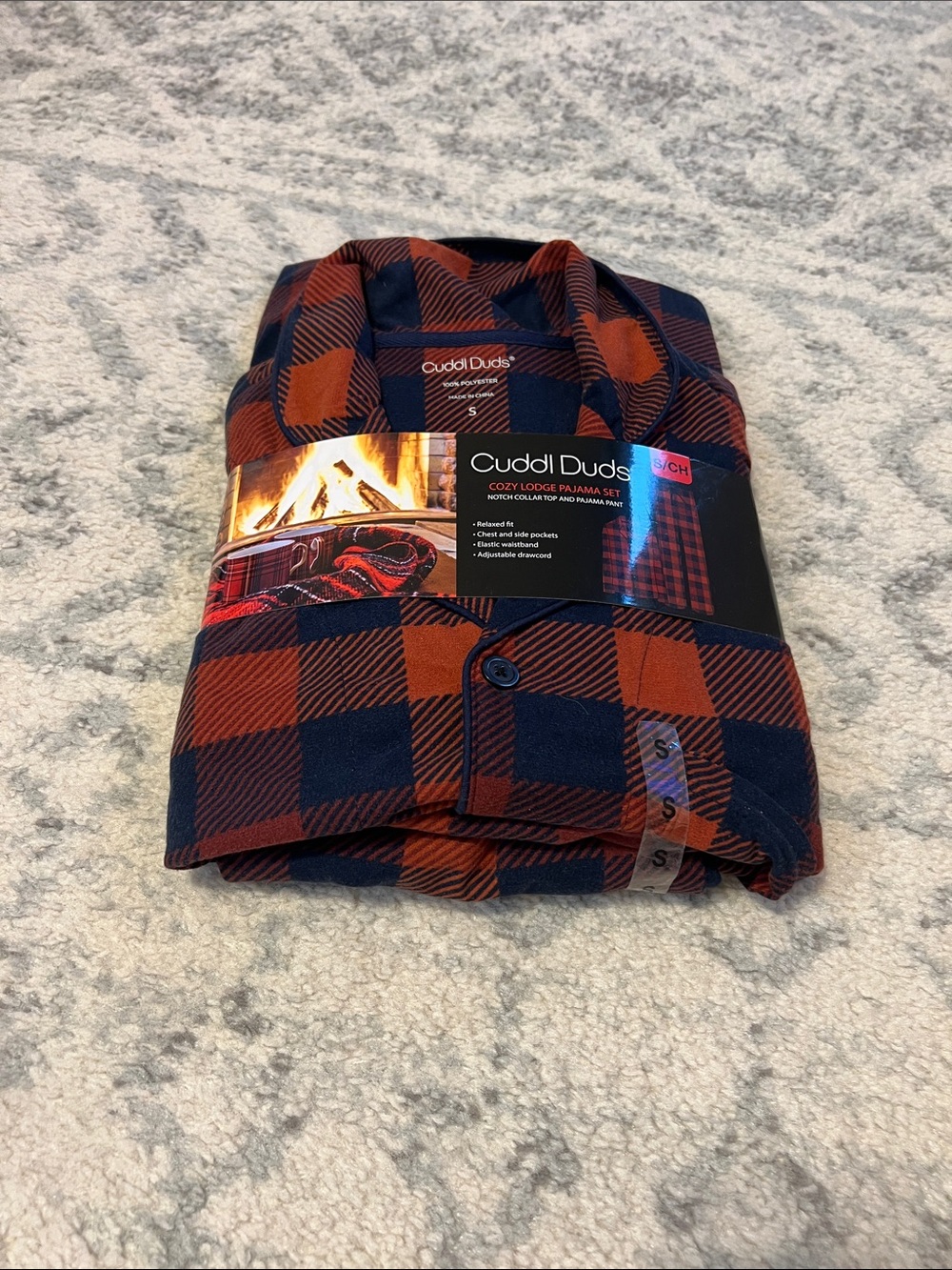 Cuddl Duds Plaid Pajama Set